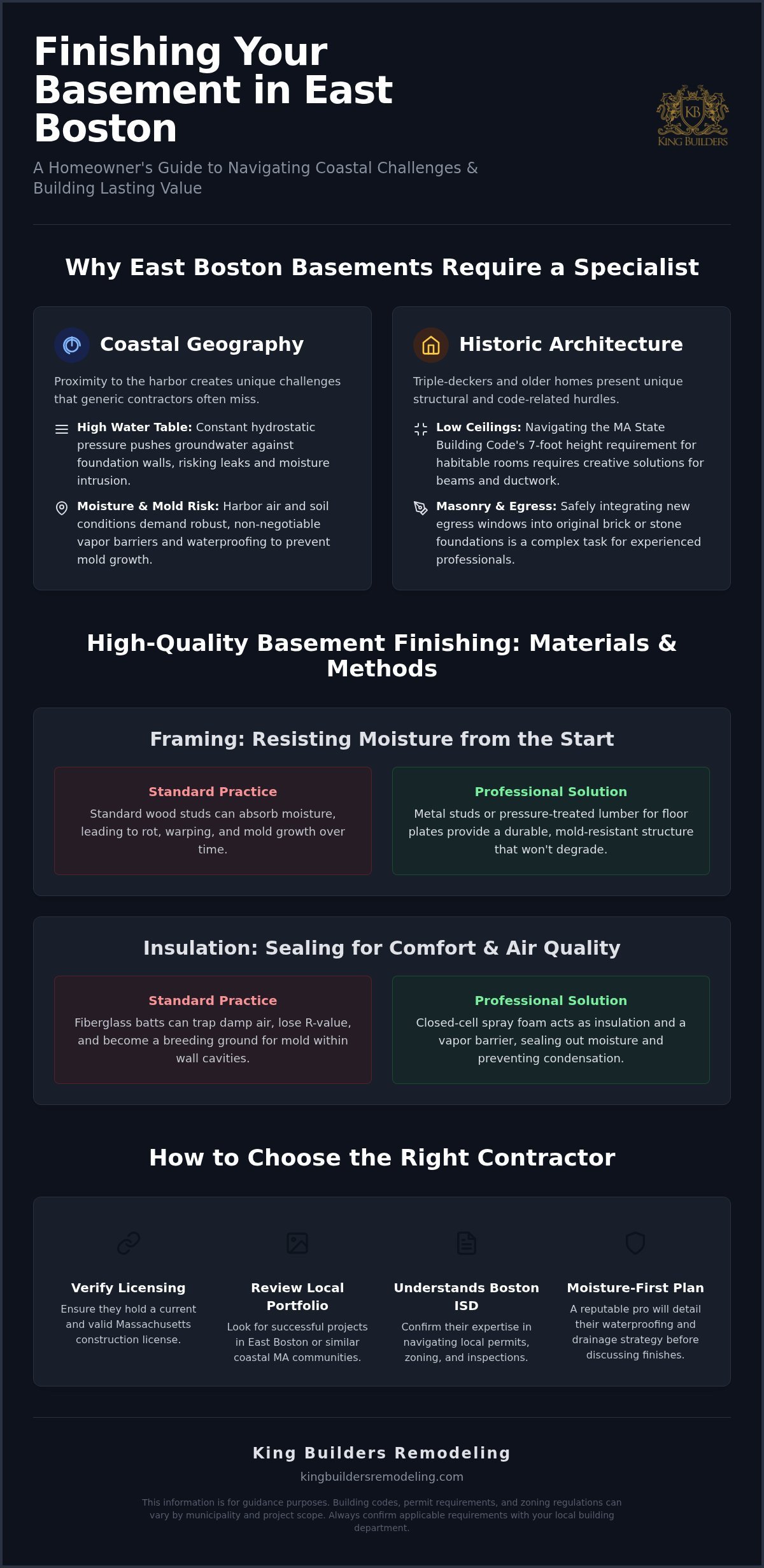 Basement Finishing Contractor East Boston: Expert Local Remodeling
