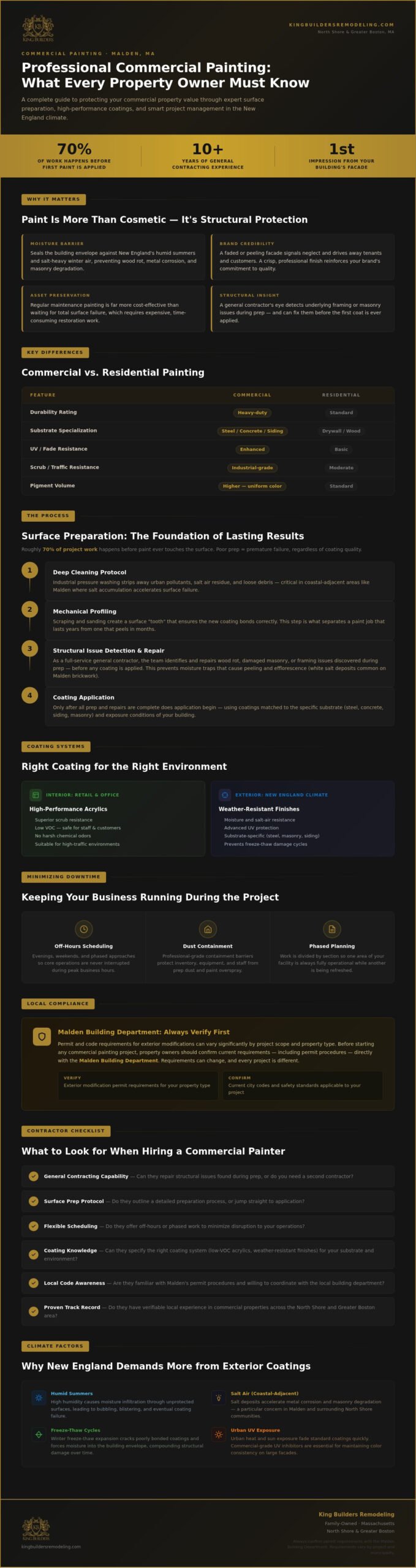 Commercial Painting in Malden, MA: Professional Solutions for Your Business