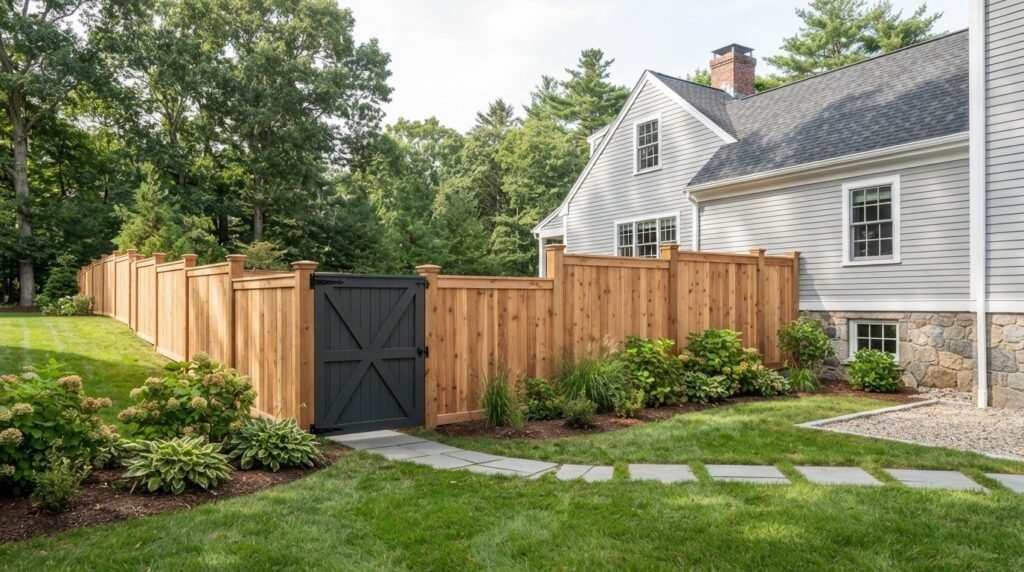 Wood Fence Installation in Massachusetts: A Homeowner’s Guide
